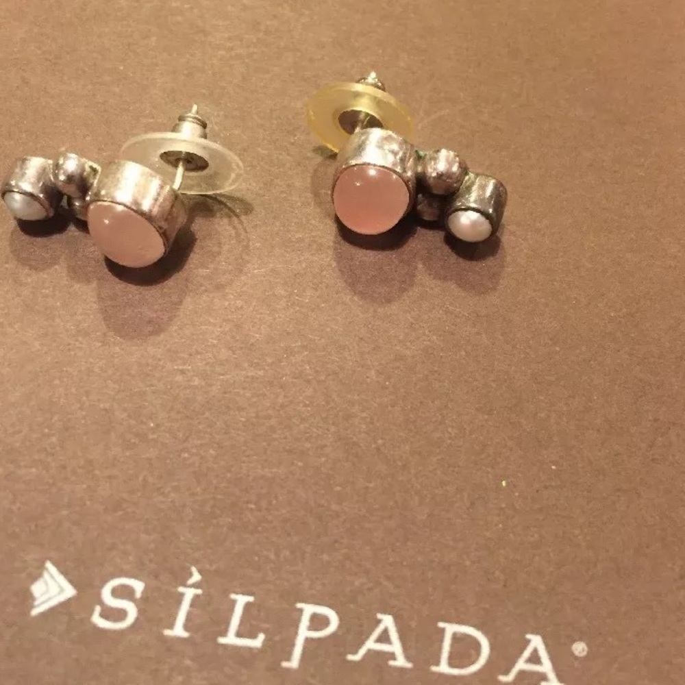 Silpada Sterling earrings EUC